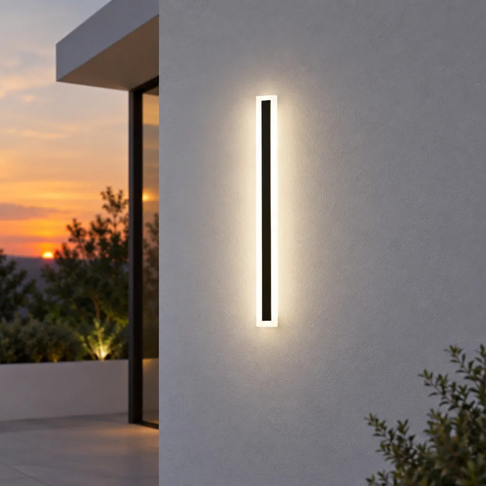 Helios Long Strip IP65 Outdoor Wall Light