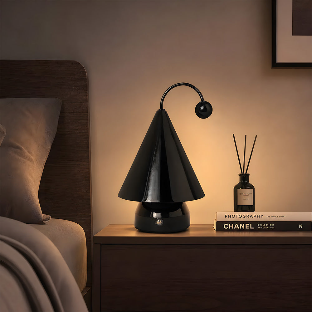 Classic Christmas LED Decoration Rechargeable Table Lamp for Bedroom