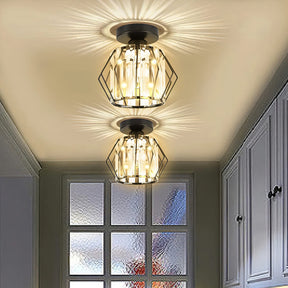 Geometric Crystal Ceiling Lights For Dining Room