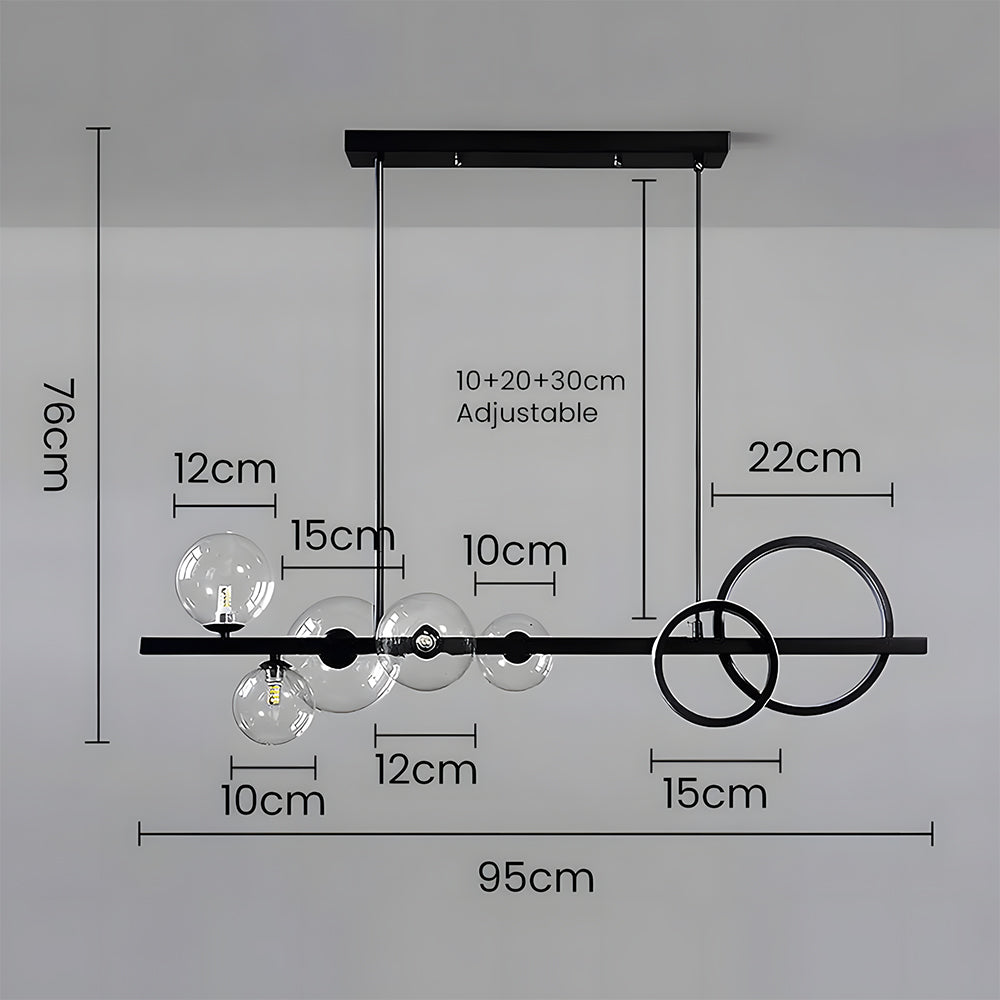 Nordic Designer Long Creative Island Lamp