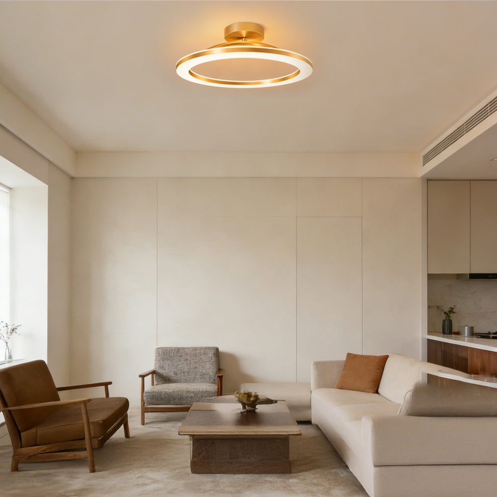 Contemporary Acrylic Round Hallway LED Ceiling Light