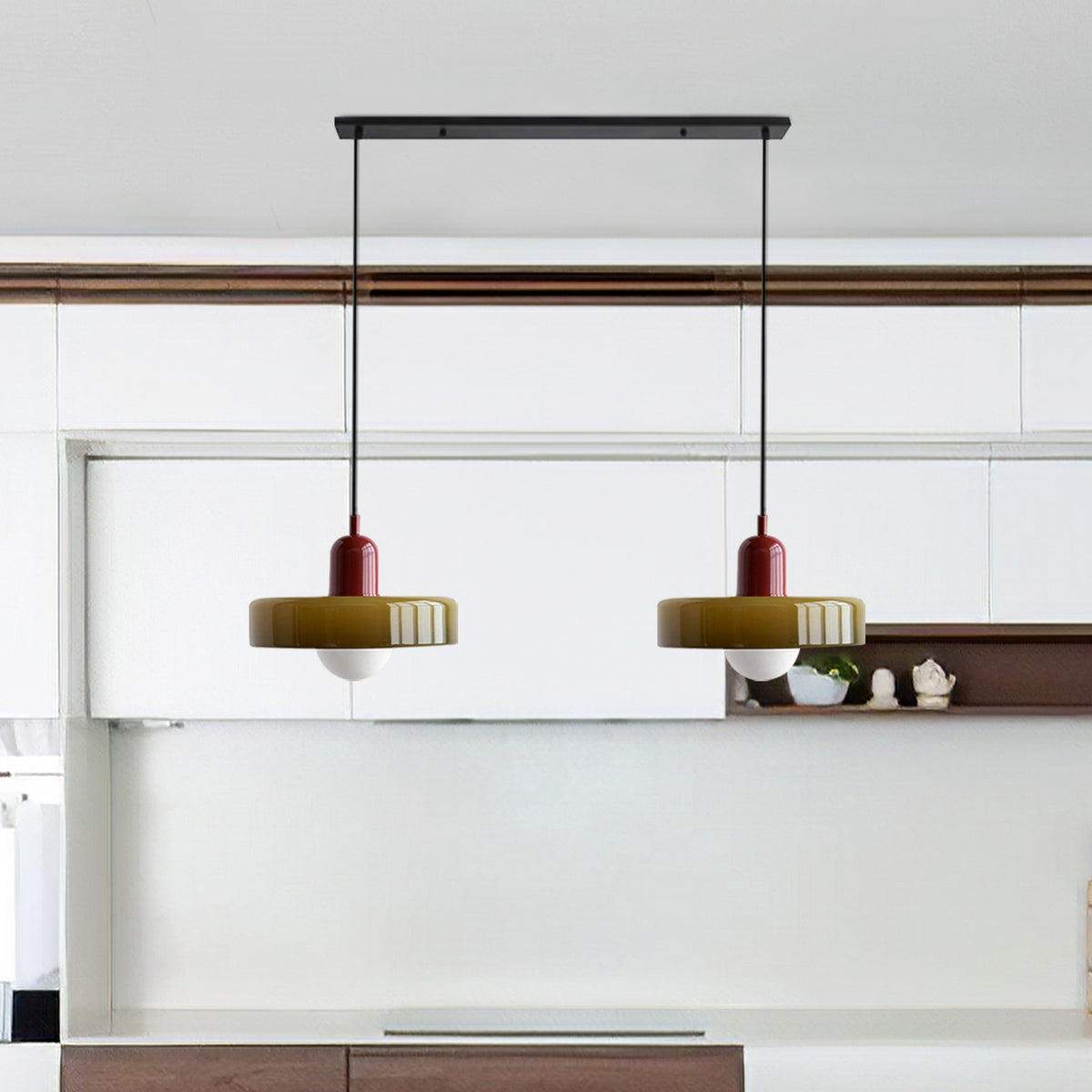 Modern Kitchen Glass Pendant Light