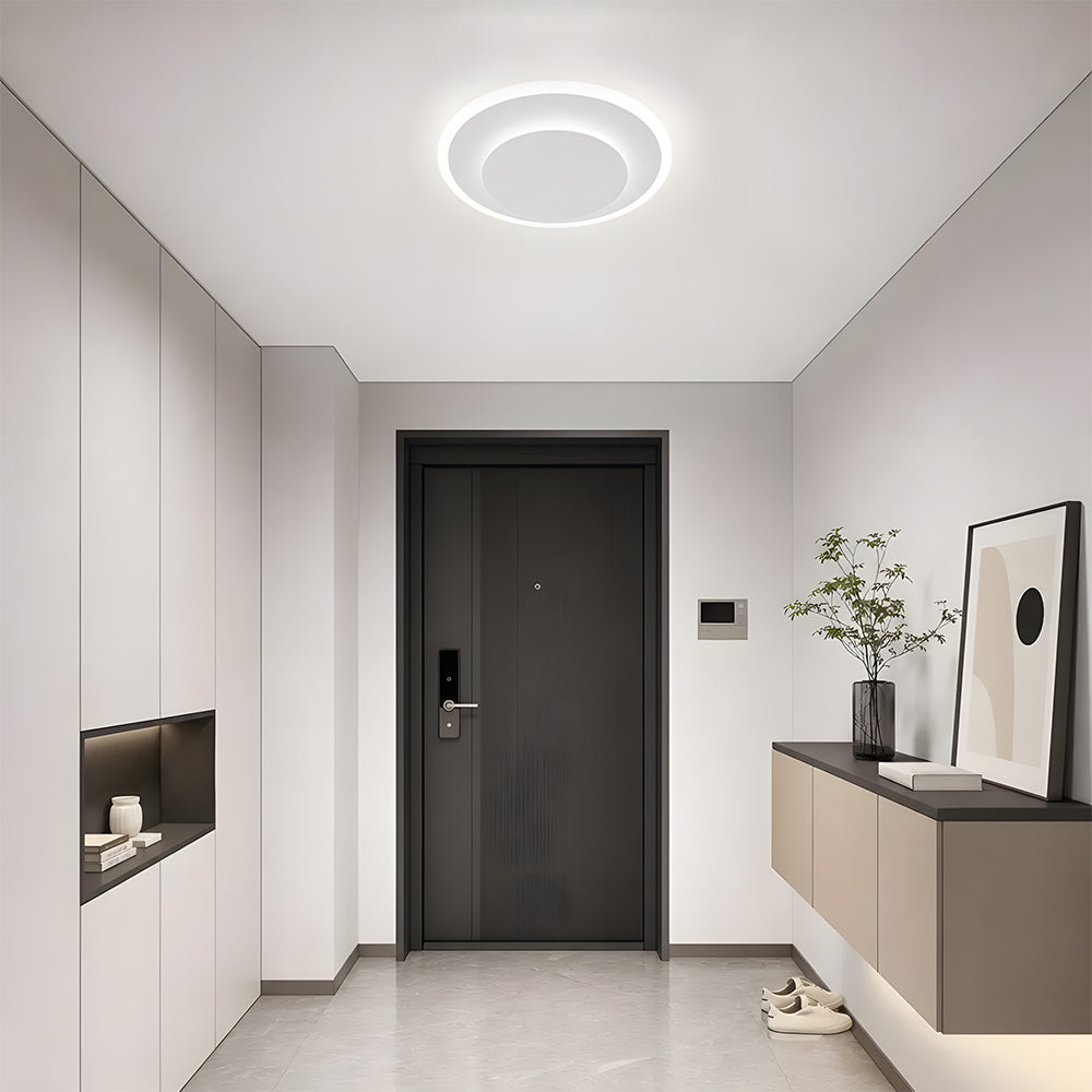 Modern Acrylic Iron LED Flush Mount Ceiling Lights for Bedroom