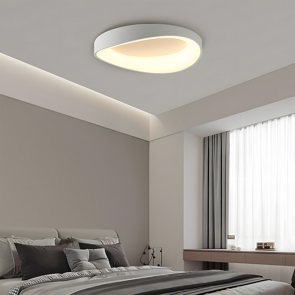 Nordic Cream Style Acrylic LED Ceiling Light For Bedroom