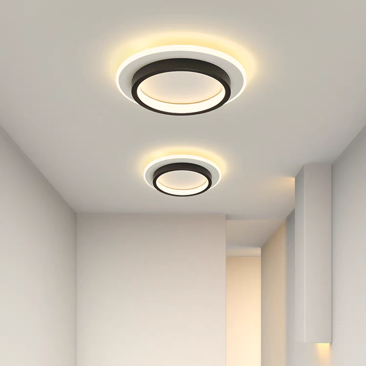 Art Deco Acrylic LED Ceiling Lights For Living Room