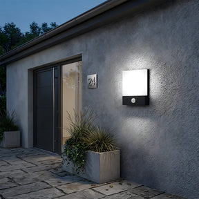 Modern Waterproof IP65 PIR LED Outdoor Wall Lights for Garden