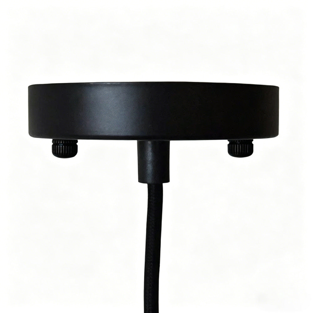 Minimalist Style Black Glass Pendant Light