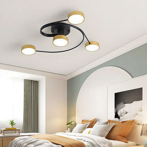 Modern Flush Mount Chandelier Nordic Ceiling Light Fixture