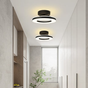 Gold Iron Hallway LED Ceiling Light