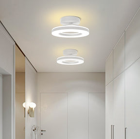 Gold Iron Hallway LED Ceiling Light