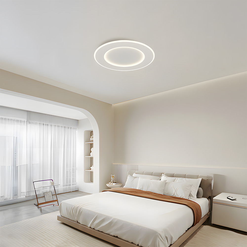 Minimalist White Acrylic LED Living Room Ceiling Lights