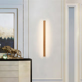 Modern Long Strip Wood LED Wall Lamp
