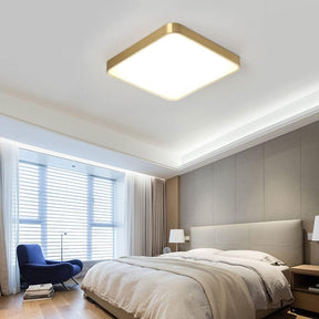 Chic Gold Iron LED Bedroom Ceiling Lights