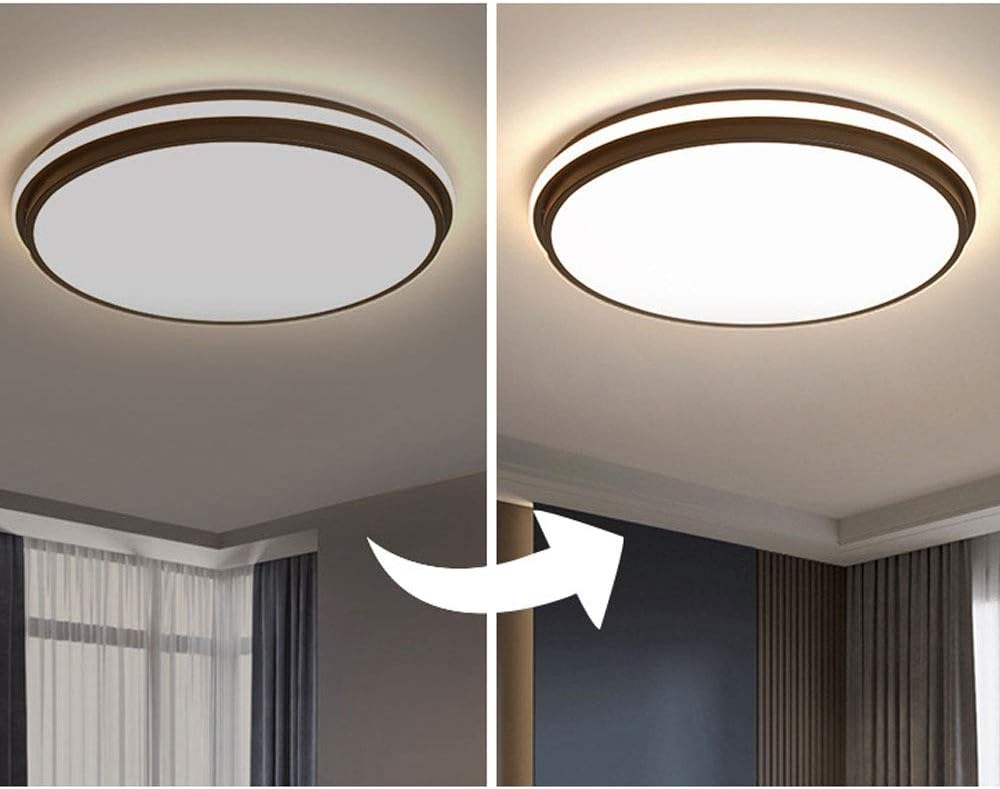 Modern Dimmable Round Silicone LED Ceiling Lights For Bedroom