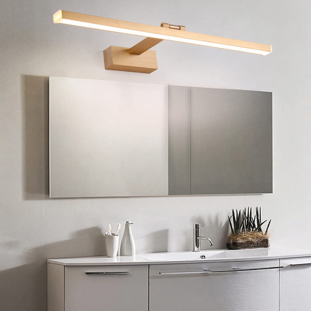 Contemporary Aluminum Simple Long Mirror Bathroom Wall Lighting