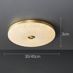 Modern Brass Ceiling Light LED Creative Copper Ceiling Lamp