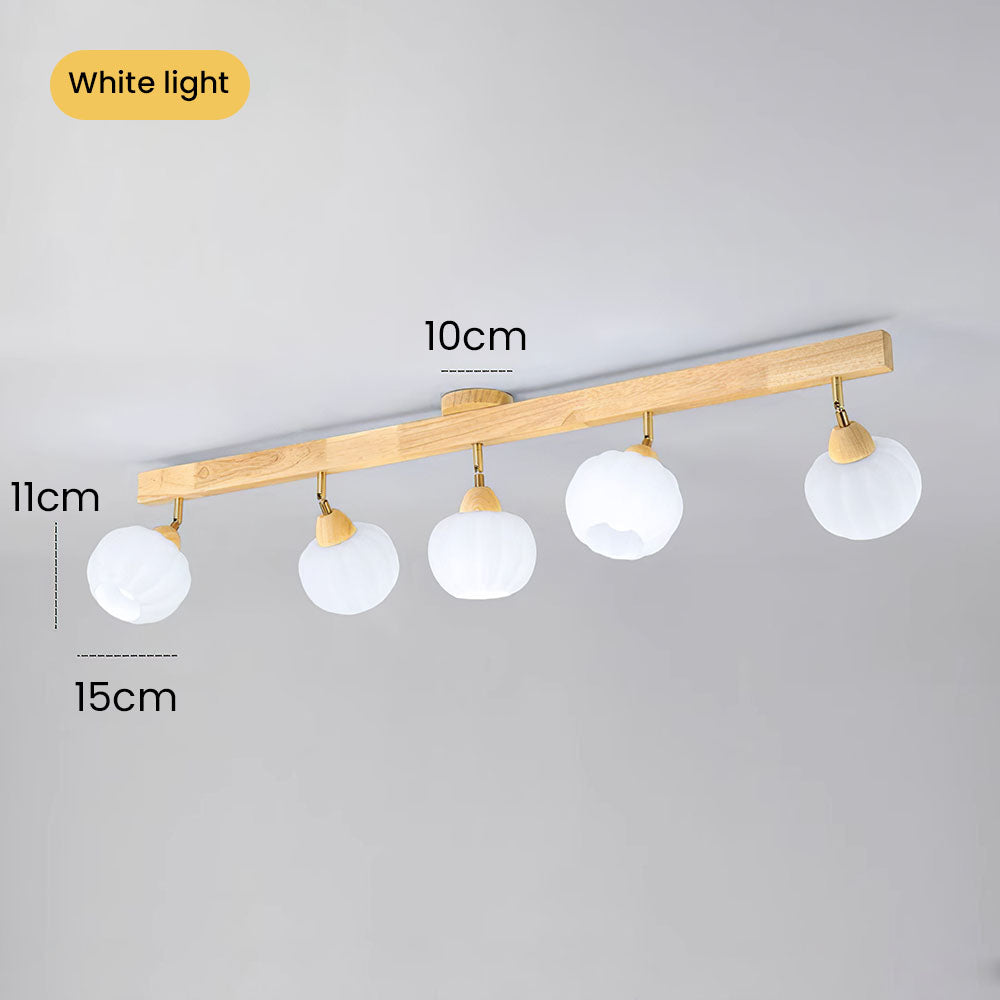 Cream Wood Track Lighting Living Room Light Track Ceiling