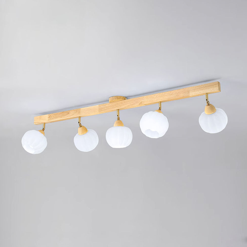 Cream Wood Track Lighting Living Room Light Track Ceiling