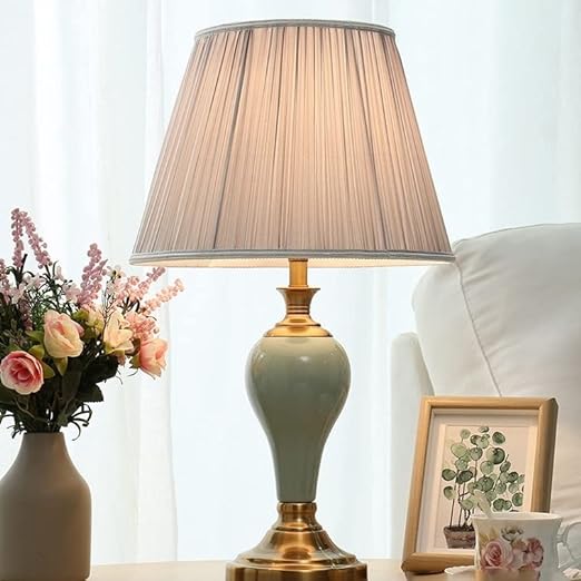 Vintage Ceramics Bedroom Table Lamp