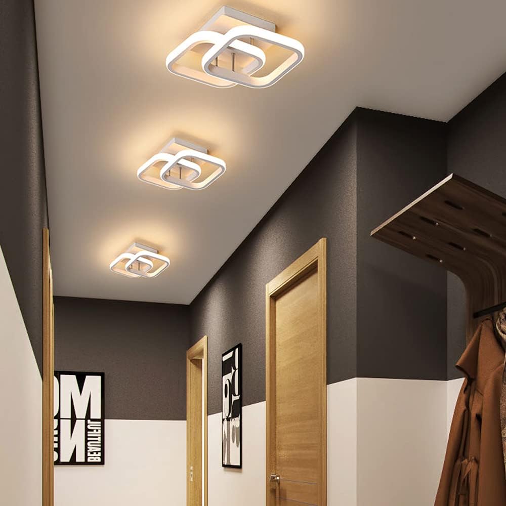 Modern Metal White LED Ceiling Light