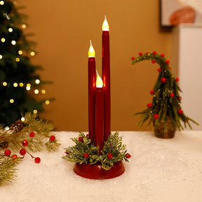 Warm Candlestick Plastic LED Christmas Lightings