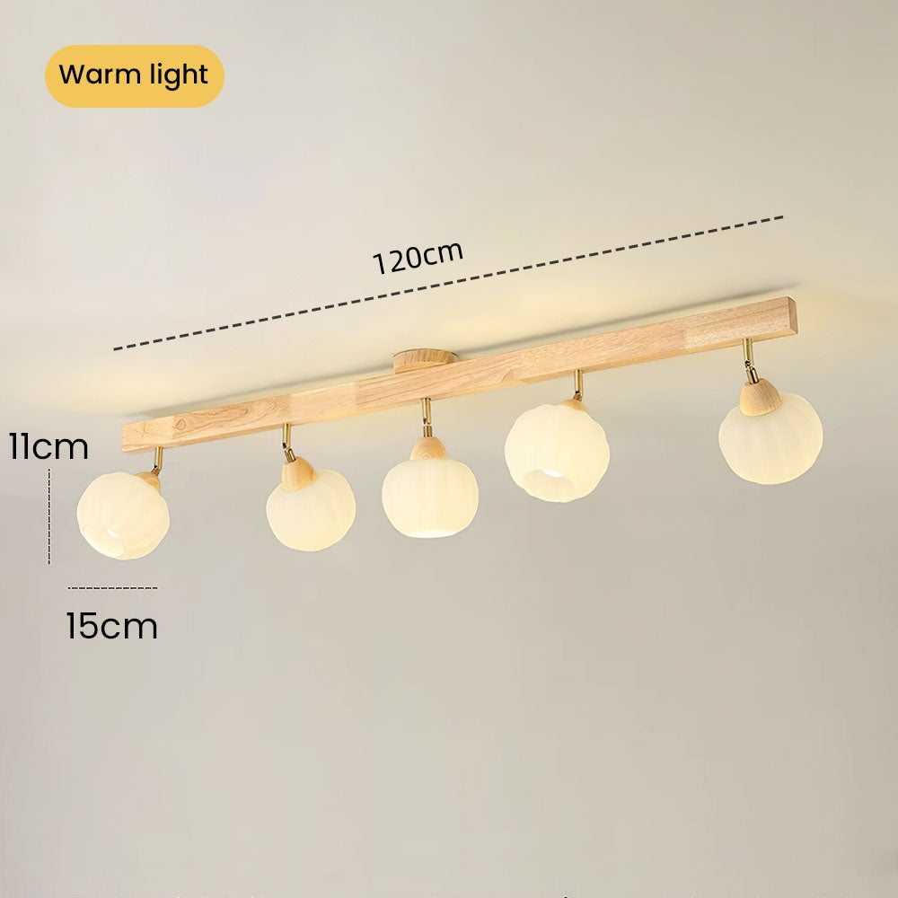 Cream Wood Track Lighting Living Room Light Track Ceiling