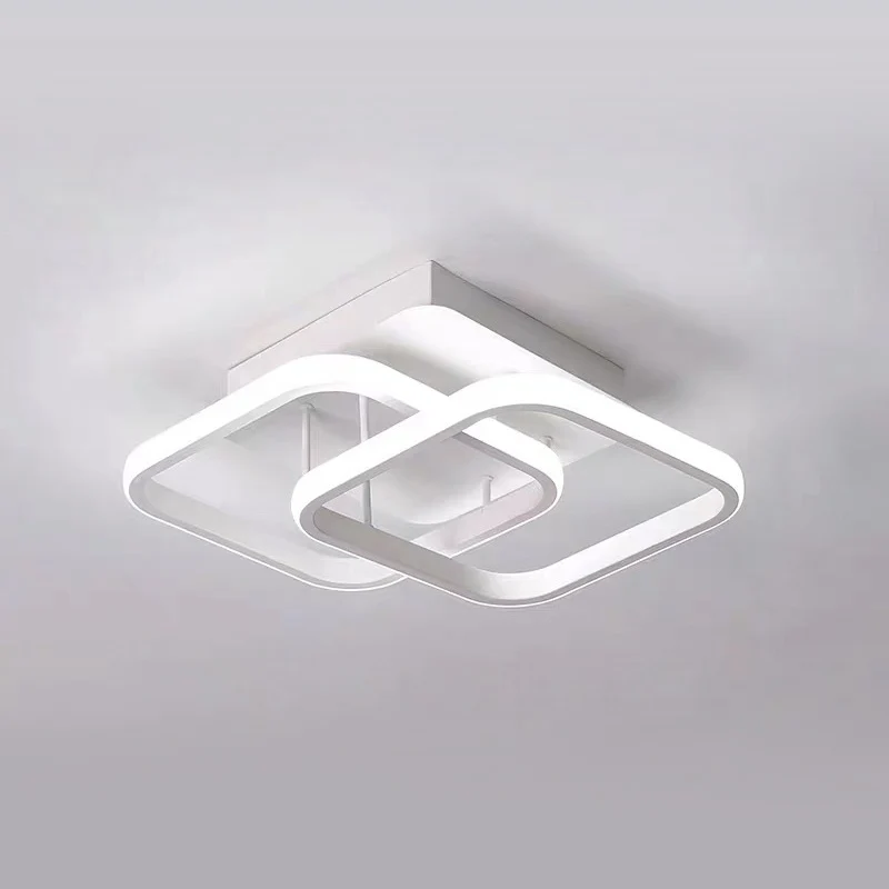 Nova Art Deco White LED Ceiling Lights