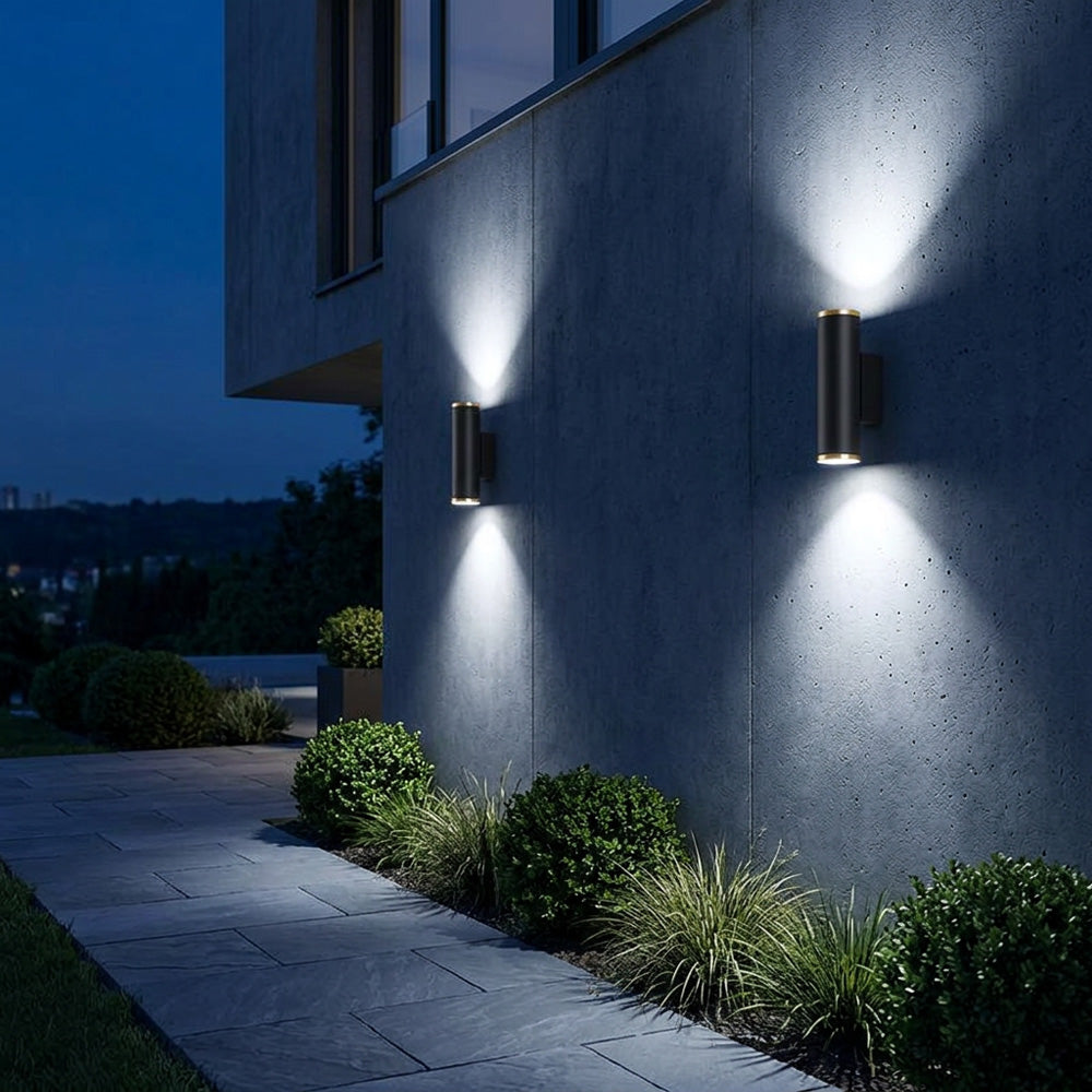 Outdoor Wall Light Waterproof Up and Down Wall Lamp for Patio Entryway