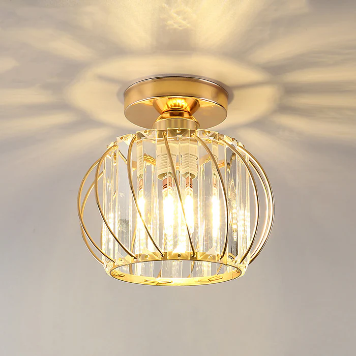 Nordic Simple Globular Glass Hallway Pendant Lighting