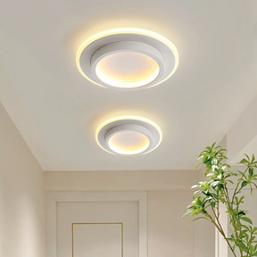 Nova Art Deco White LED Ceiling Lights