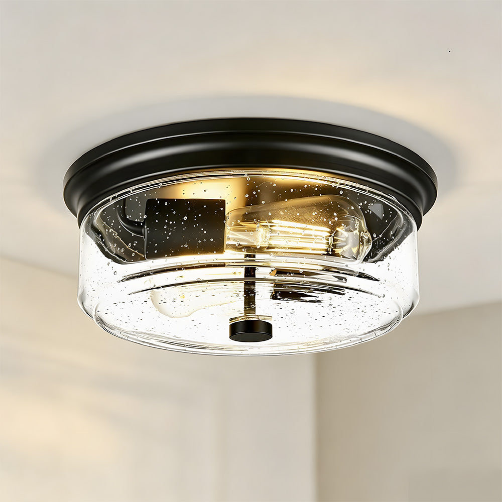 Modern Flush Mount Glass Ceiling Lights For Bedroom Kitchen