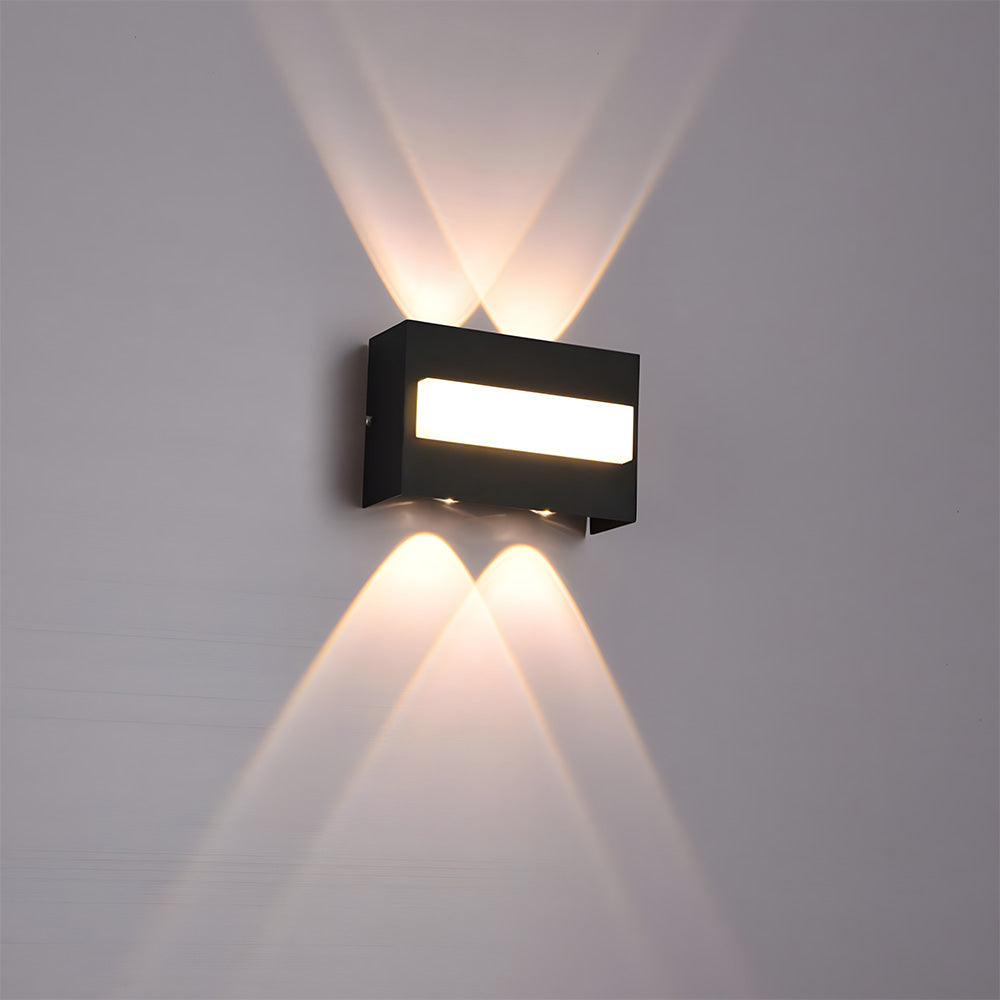 Black Outdoor LED Wall Lights for Patio Garage