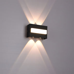 Black Outdoor LED Wall Lights for Patio Garage