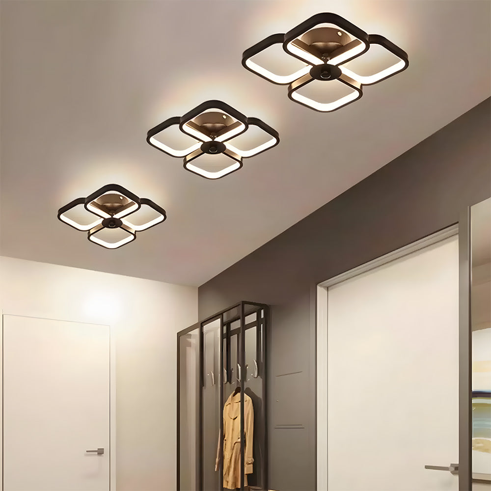 Contemporary LED Flush Mount Acrylic Ceiling Lights for Bedroom