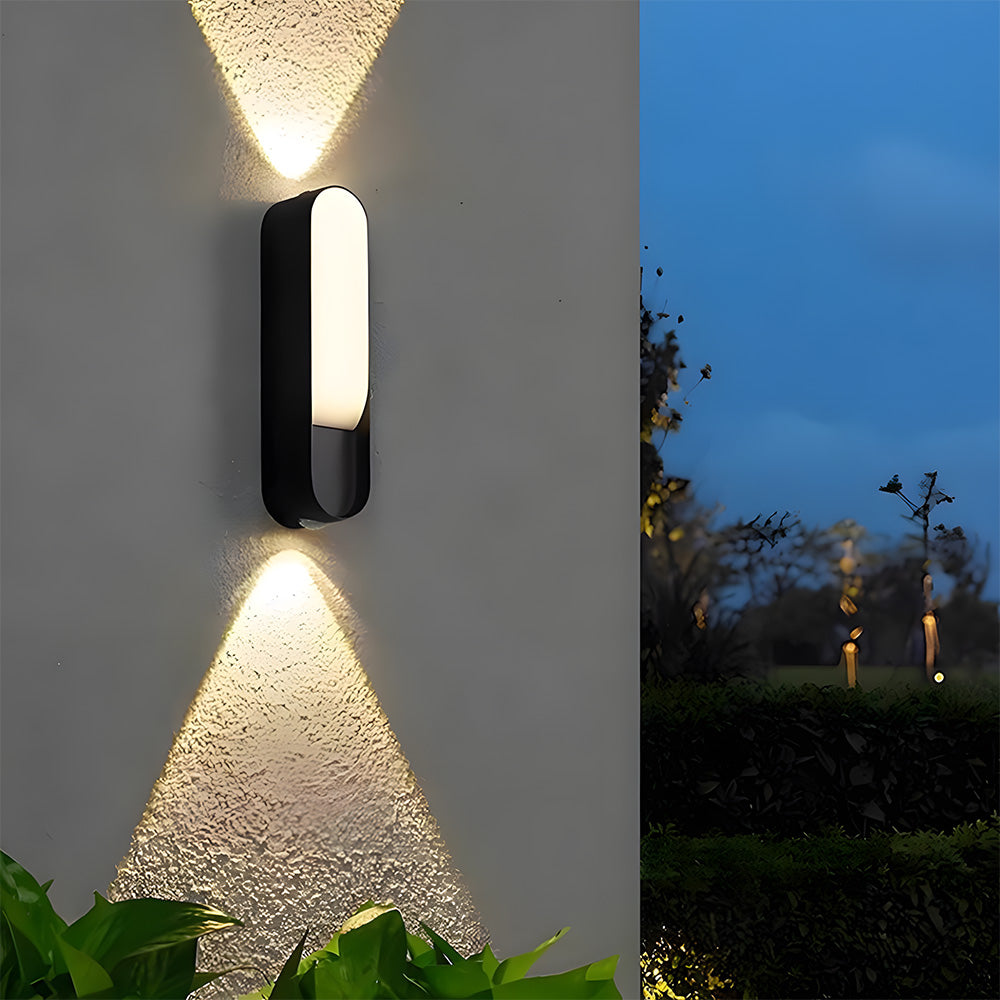 Up and Down Motion Sensor Aluminium Outdoor Wall Lights for Doorways