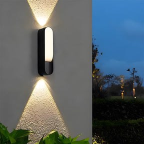 Up and Down Motion Sensor Aluminium Outdoor Wall Lights for Doorways