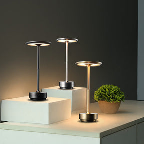 Flying Saucer Aluminium Rechargeable Table Lamp for Bedroom Kitchen