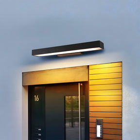 Modern IP54 Waterproof Linear PIR Motion Sensor LED Outdoor Wall Lights for Patio