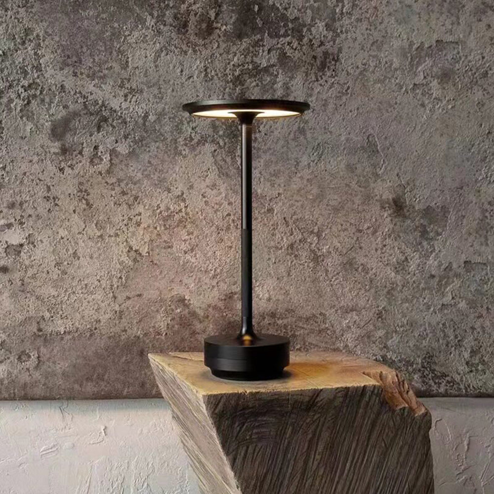 Flying Saucer Aluminium Rechargeable Table Lamp for Bedroom Kitchen