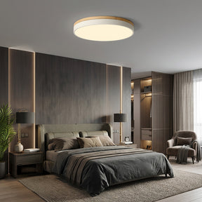 Aria Wood Flush Mount Ceiling Lamp