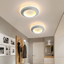 Nova Art Deco White LED Ceiling Lights