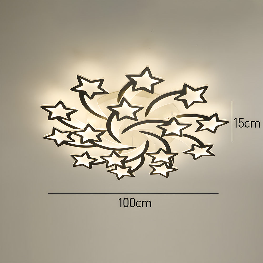 Creative Stars Design Living Room LED Ceiling Lights