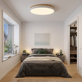 Aria Wood Flush Mount Ceiling Lamp