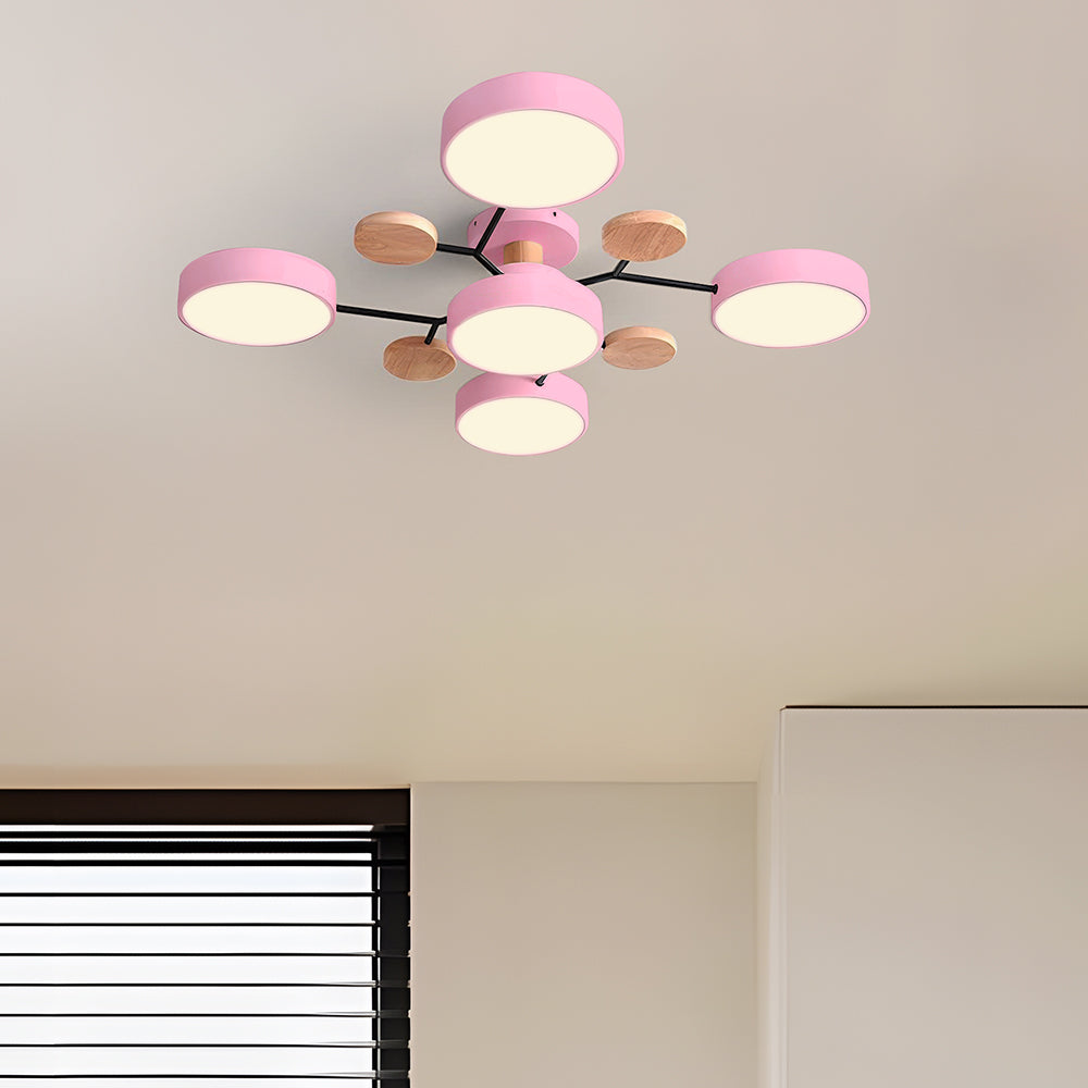 Modern Circular Living Room LED Ceiling Light