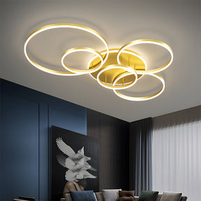 Modern Energy Efficient LED Flush Ceiling Light Fixture for Living Room