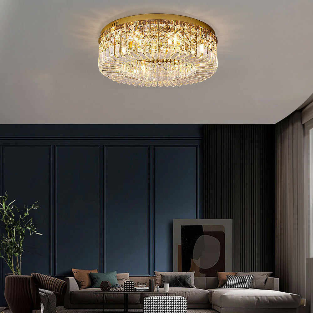 Modern Luxury Crystal Ceiling Light for Bedroom Kitchen Dining Room Living Room