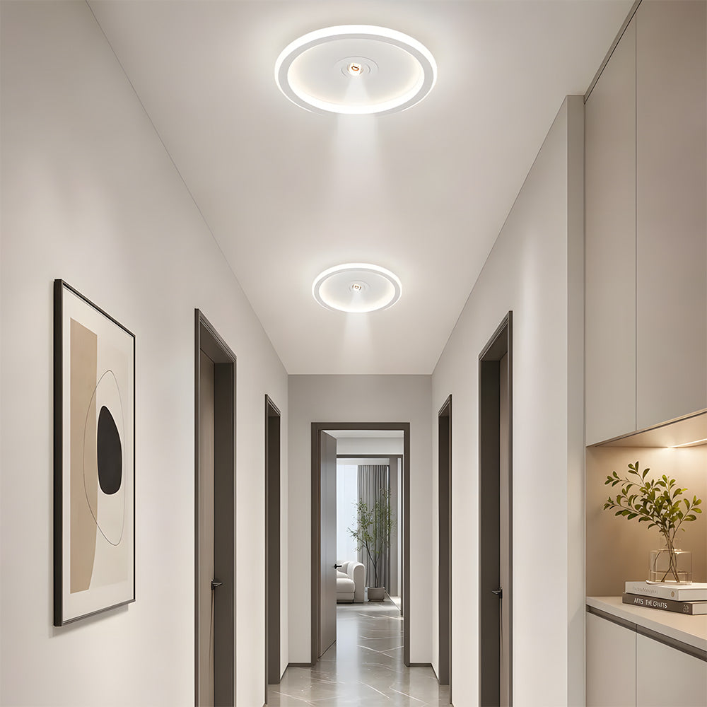 Modern Angle Adjustable Acrylic Iron LED Ceiling Lights for Living Room