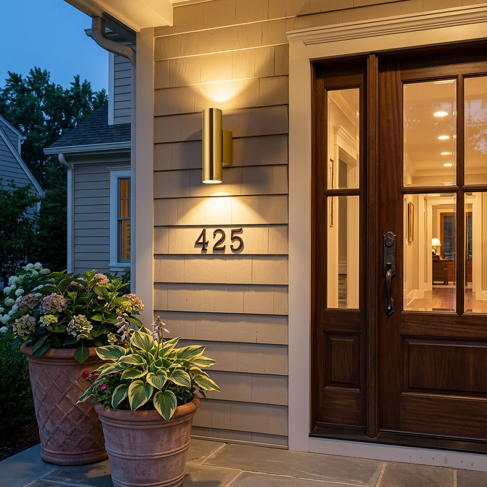 Atlas Dual Beam Outdoor Wall Light