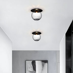 Modern Hallway Glass Ceiling Lights