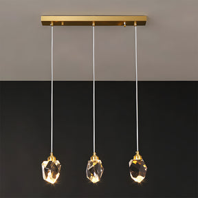 Creative Modern Crystal Gold Raindrop Chandelier